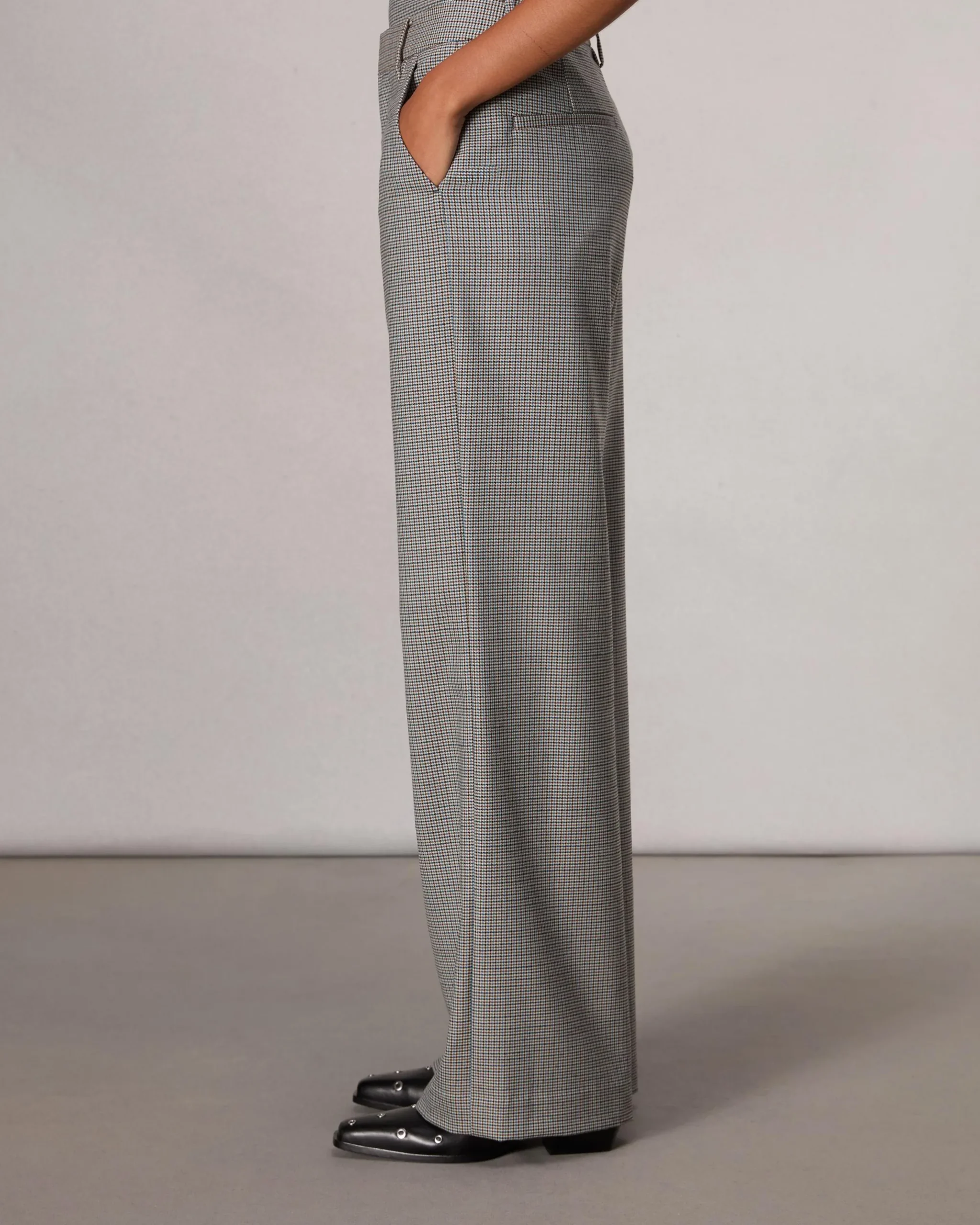 Andi Full-Length Plaid Pant