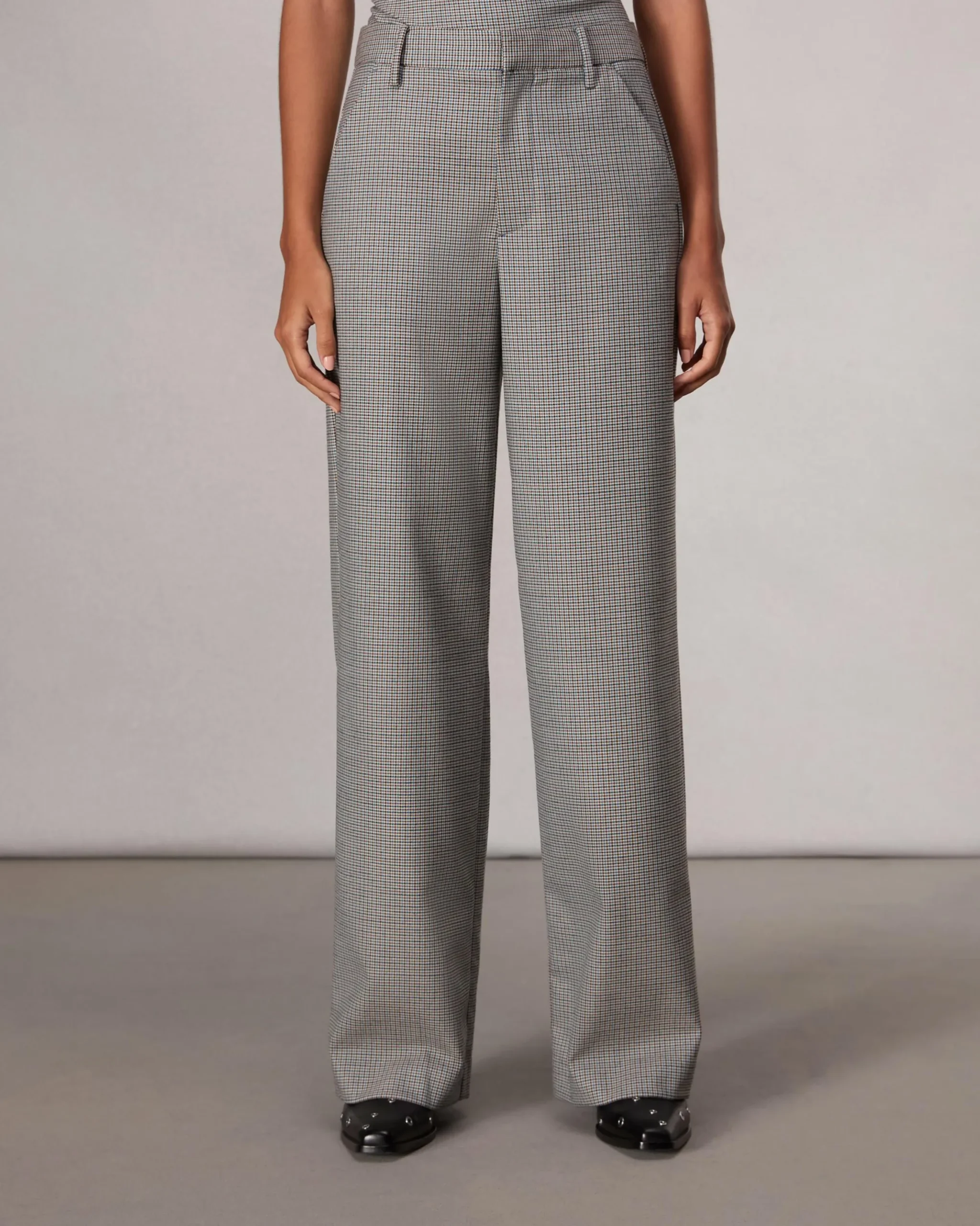 Andi Full-Length Plaid Pant