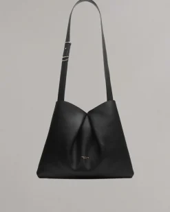 Bloom Large Italian Calf Leather Crossbody Bag