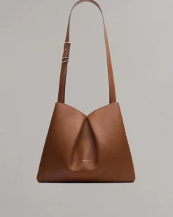 Bloom Large Italian Calf Leather Crossbody Bag