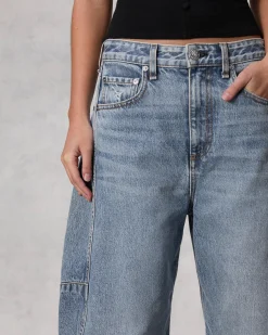 Charlie Ankle Barrel-Leg Jean