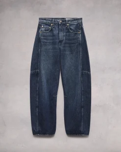 Charlie Ankle Barrel-Leg Jean