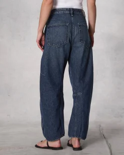 Charlie Ankle Barrel-Leg Jean