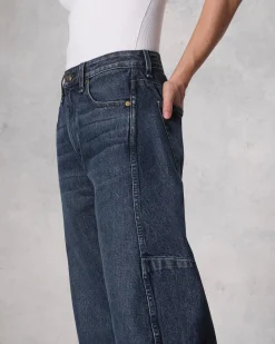 Charlie Ankle Barrel-Leg Jean