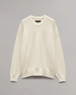 Clarkson Relaxed Fit Cotton Sweater