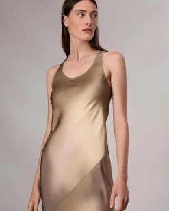 Daisy Satin Maxi Dress