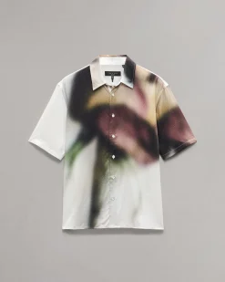Dalton Rose-Print Shirt