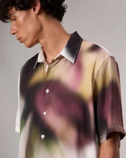 Dalton Rose-Print Shirt