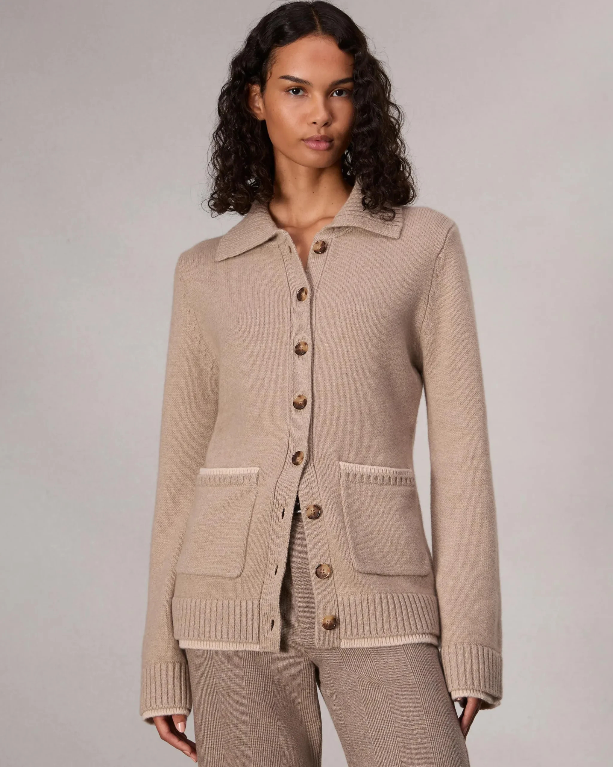 Danica Wool-Cashmere Cardigan