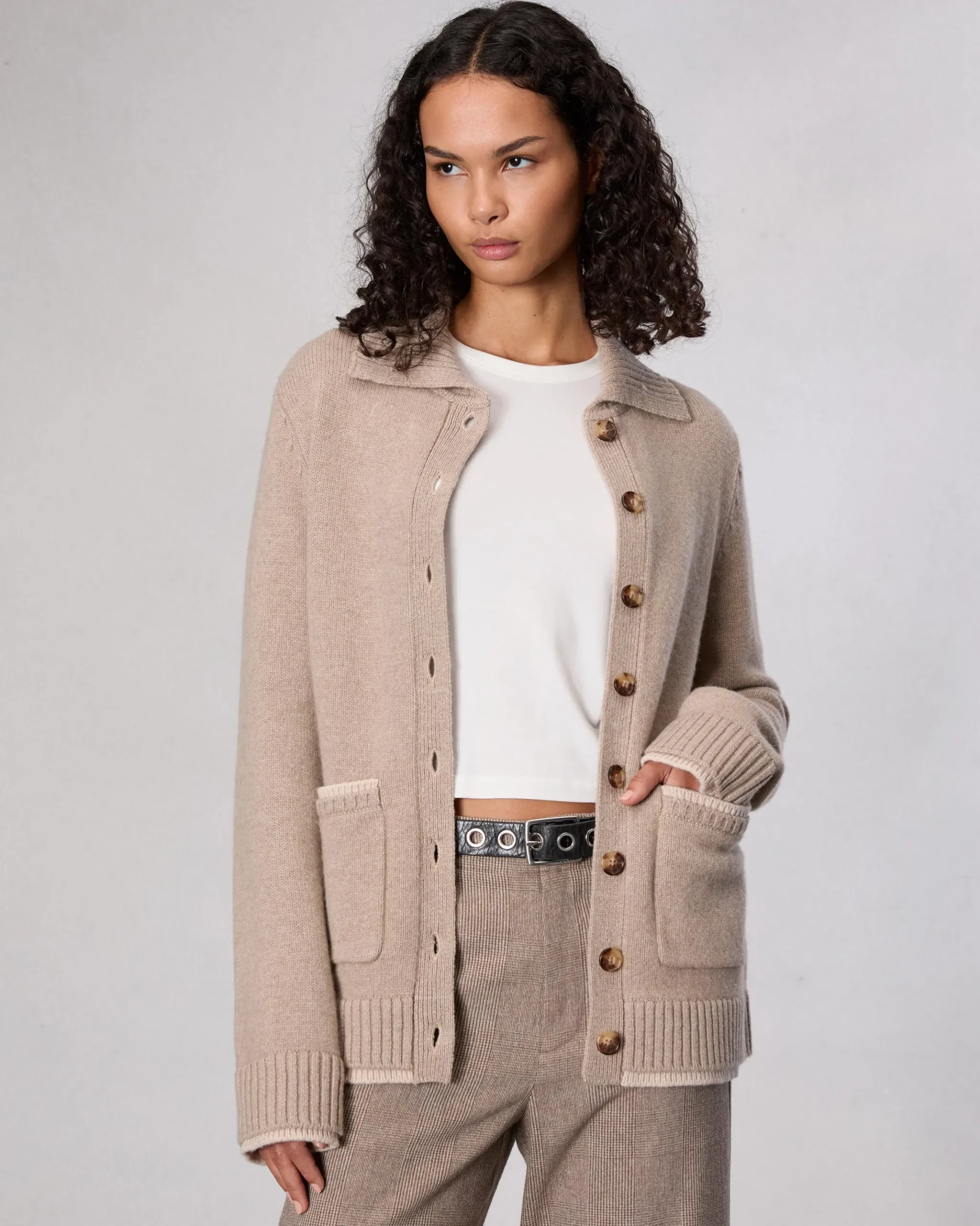 Danica Wool-Cashmere Cardigan