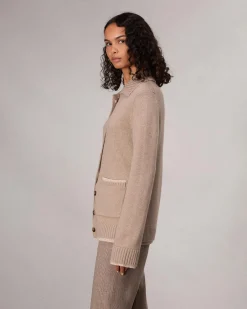 Danica Wool-Cashmere Cardigan