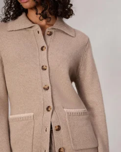 Danica Wool-Cashmere Cardigan