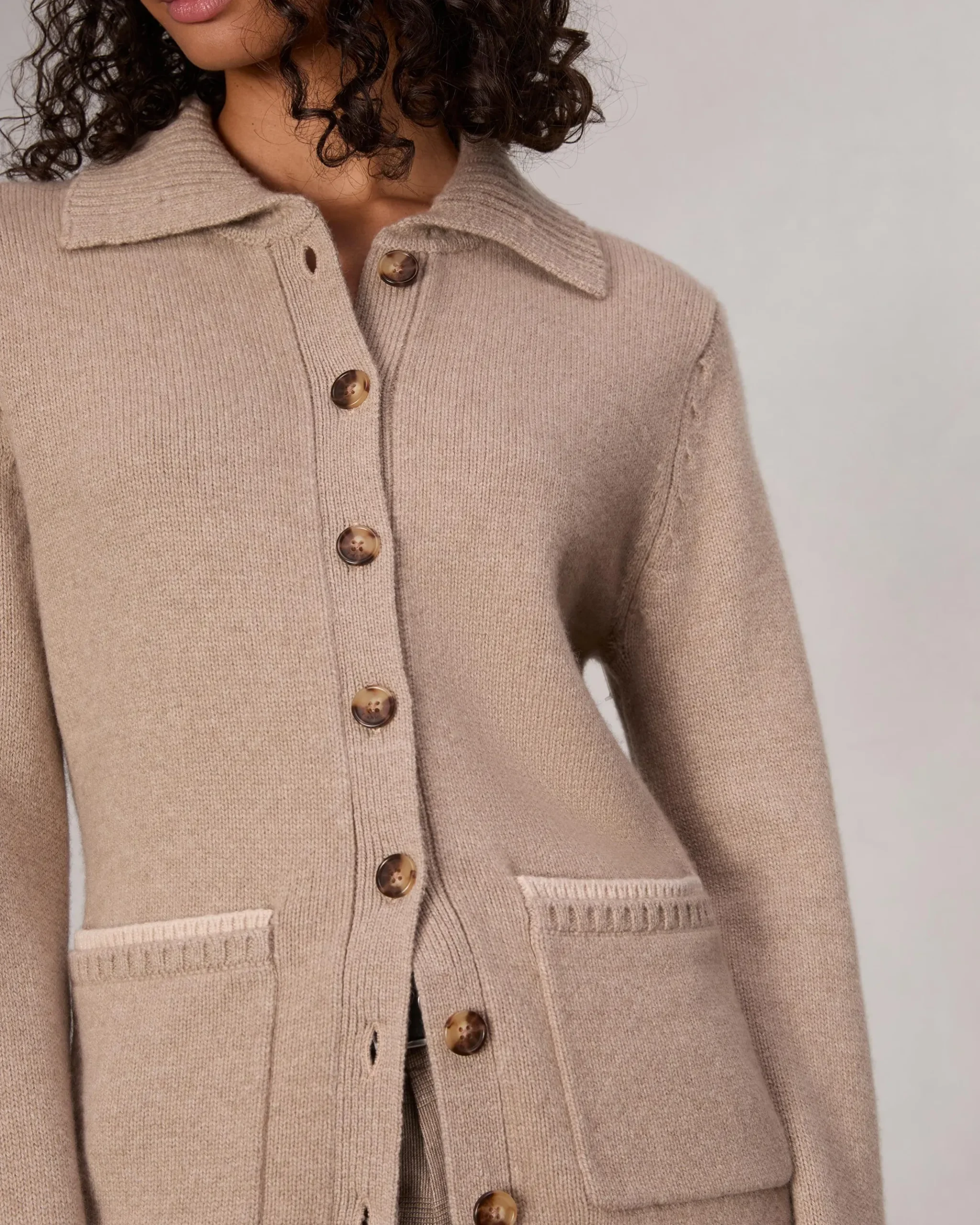 Danica Wool-Cashmere Cardigan