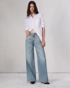 Featherweight Sofie Wide-Leg Jean
