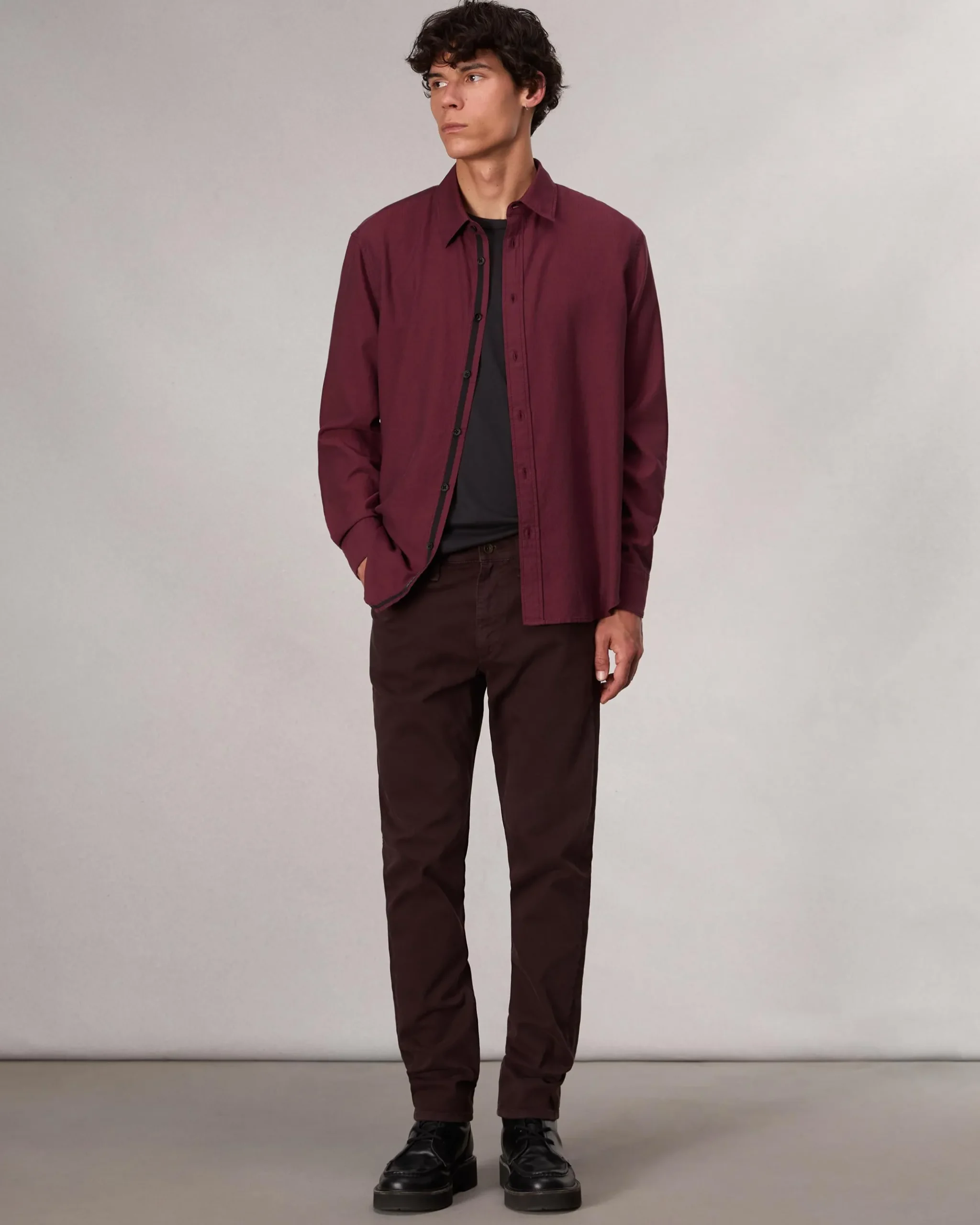 Finch Textured Striped Shirt