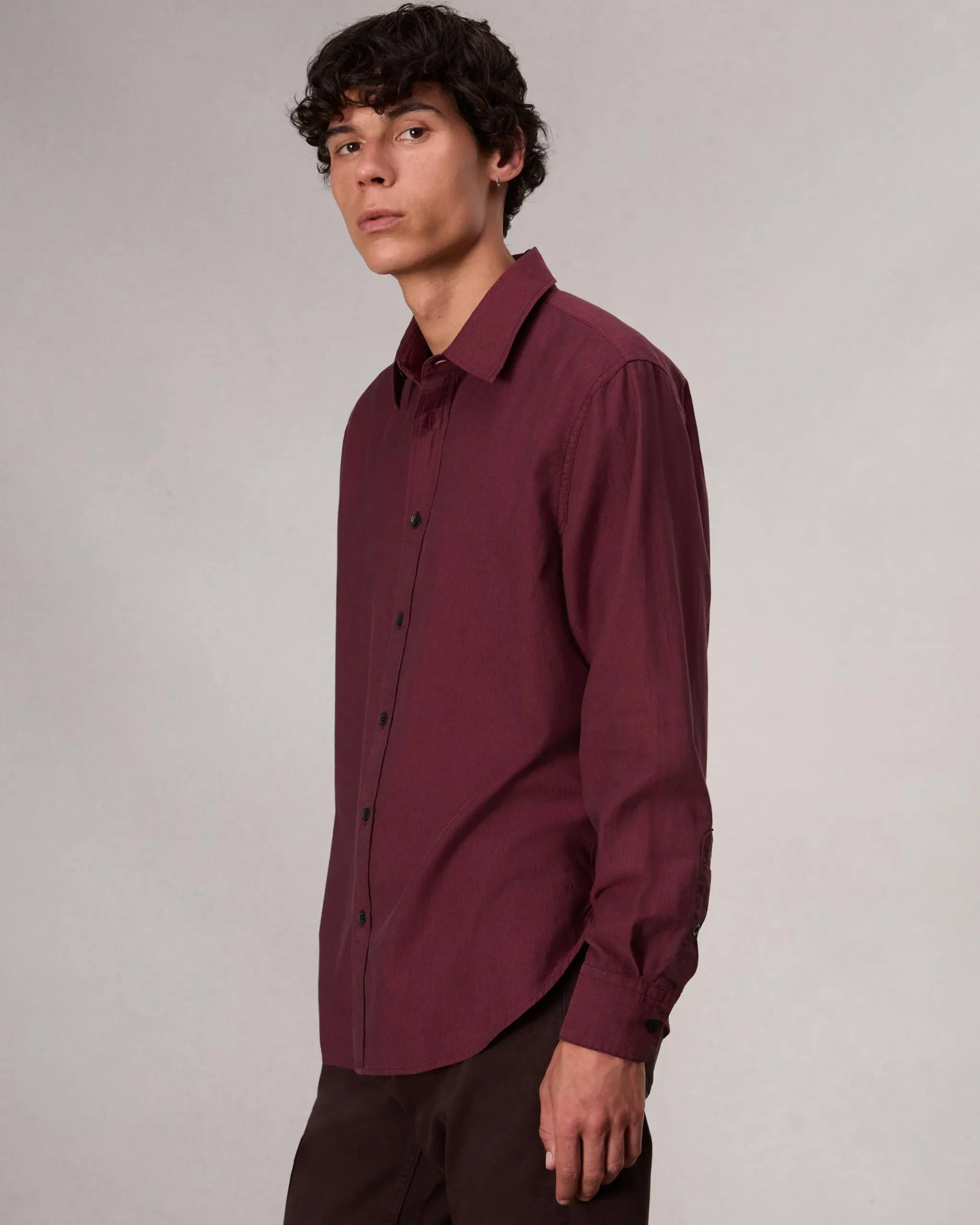 Finch Textured Striped Shirt