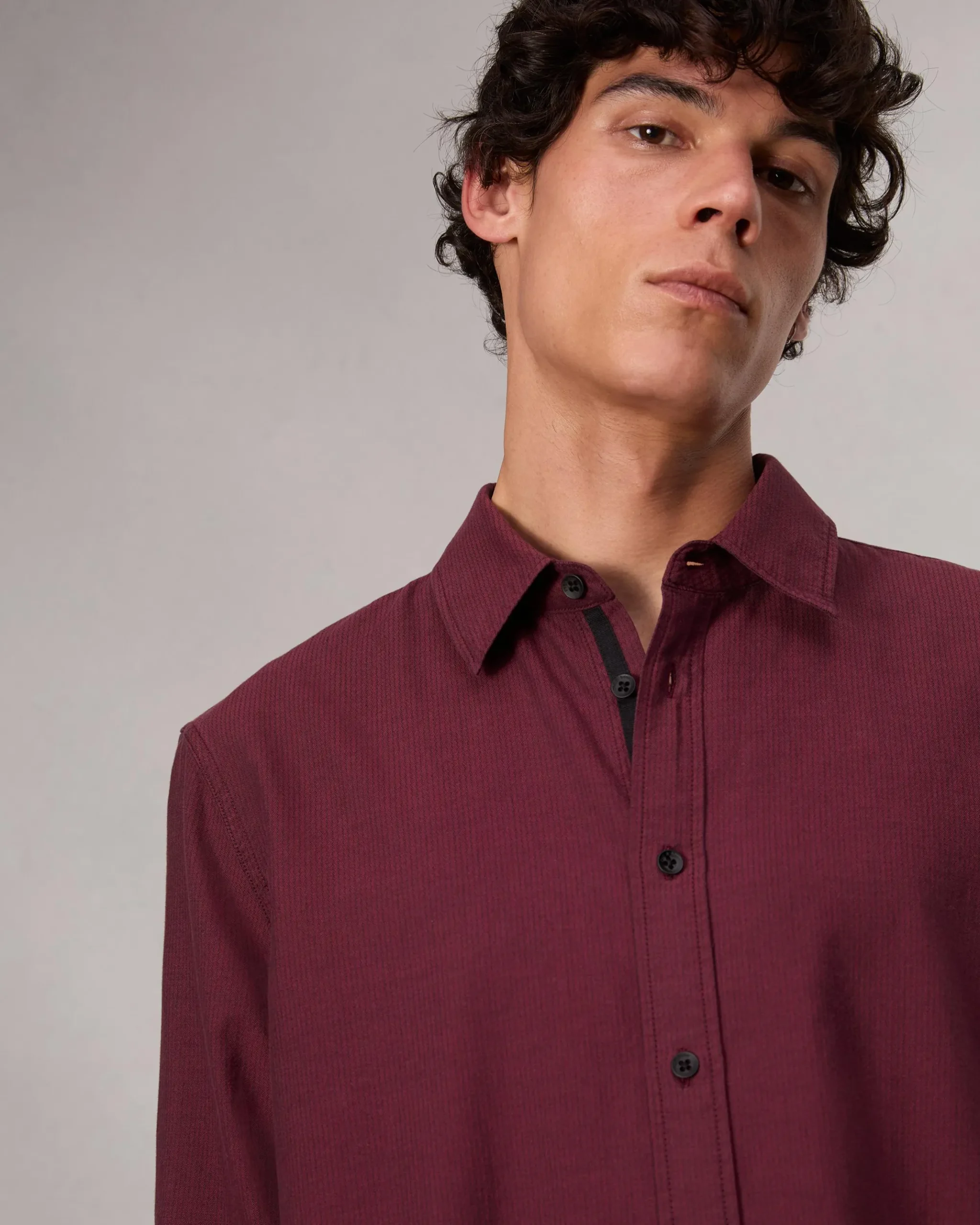 Finch Textured Striped Shirt