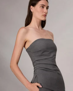 Irina Strapless Ponte Top