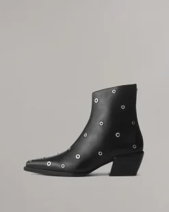 Joni Zip Leather Boot