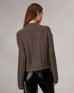 Kerry Cable-Knit Cardigan