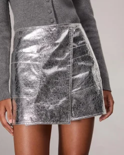 Kyla Faux Leather Skirt