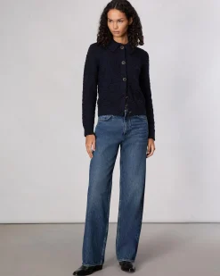 Lecroy Wool-Blend Cardigan