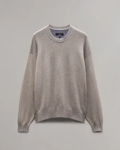 Marled Cotton Sweater