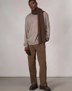 Marled Cotton Sweater