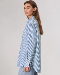 Maxine Poplin Stripe Shirt
