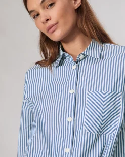 Maxine Poplin Stripe Shirt
