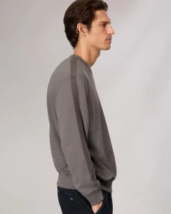 Raw-Edge Cotton Sweatshirt