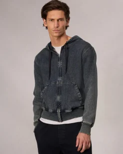 rbSTRIDE Denim Zip Hoodie