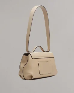 Realm Italian Leather Top Handle Bag