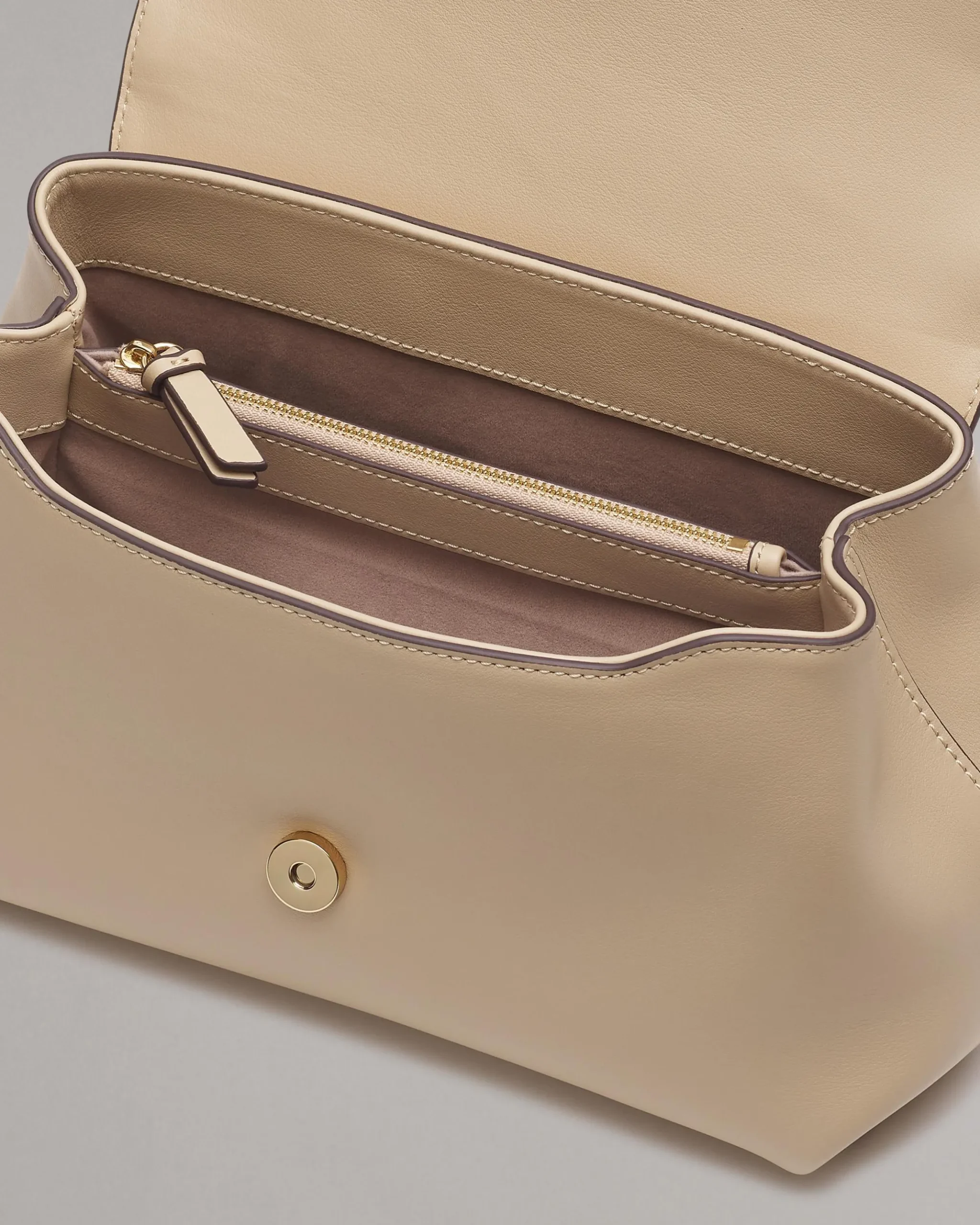 Realm Italian Leather Top Handle Bag