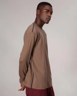 Relaxed Fit Contrast-Trim Cotton Tee