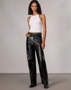 Shea Faux Leather Pant