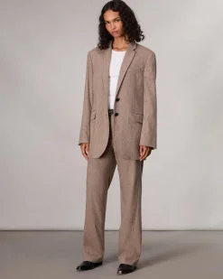 Shea Full-Length Plaid Pant