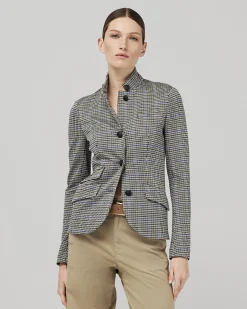 Slade Cotton Plaid Blazer