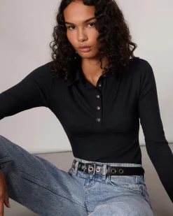 The Knit Rib Polo Shirt