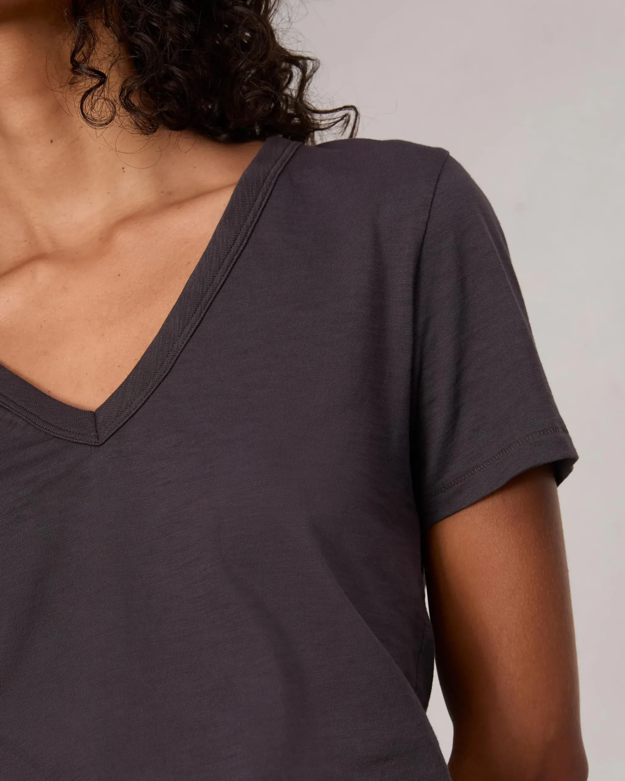 The Slub V-Neck Tee