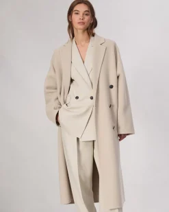 Thea Wool-Blend Coat