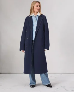 Thea Wool-Blend Coat