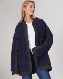 Winnie Mixed-Media Jacket