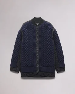 Winnie Mixed-Media Jacket