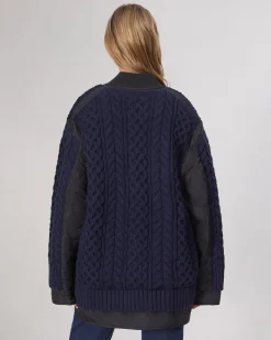 Winnie Mixed-Media Jacket