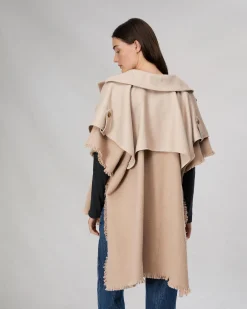 Wool Trench Poncho