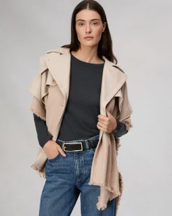 Wool Trench Poncho
