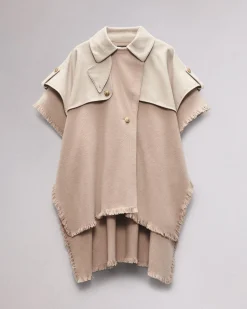 Wool Trench Poncho